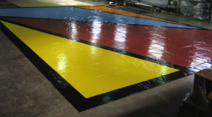 Electra Tarp Colorful Guard & Percussion Flooring