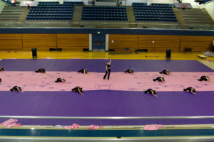 Custom Color Guard Floor Tarp