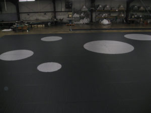 Electra Tarp Guard & Percussion Floor Cover with Polka Dots
