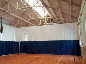 Electra Tarp Vinyl and Vinyl Mesh Gym Divider