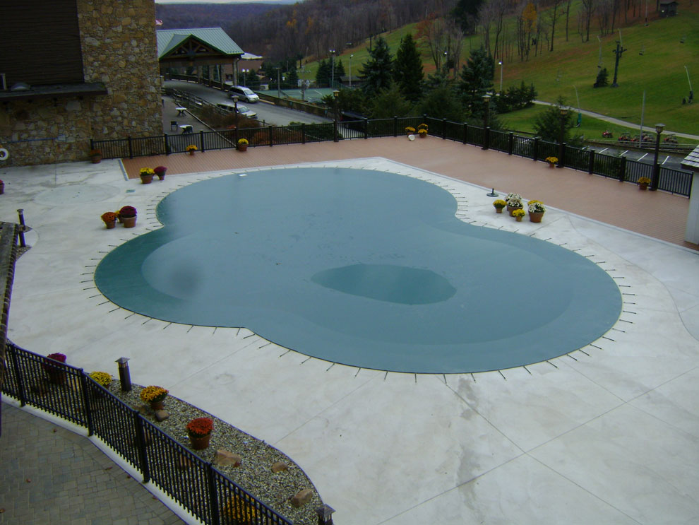 Electra Tarp Winter Pool Cover for Rounded Pool