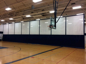 Electra Tarp Custom Vinyl and Mesh Gym Divider