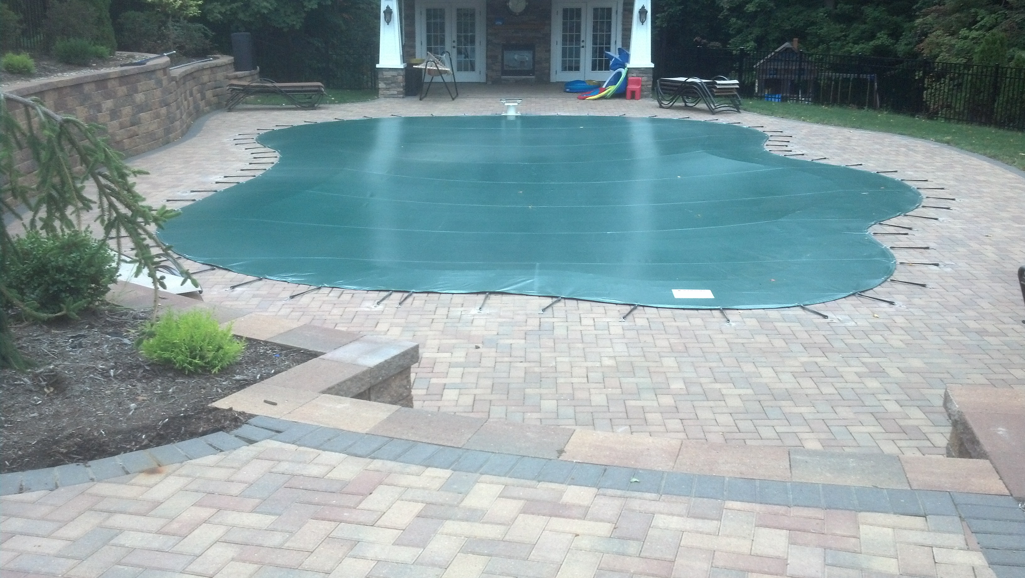 Electra Tarp Made to Order Pool Cover for Curved Pool