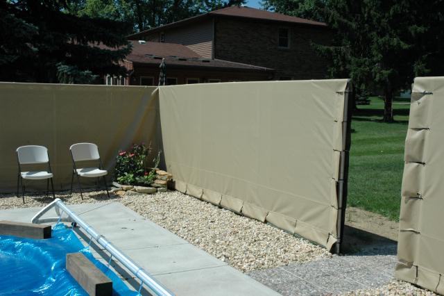 Electra Tarp Pool Fence Curtain