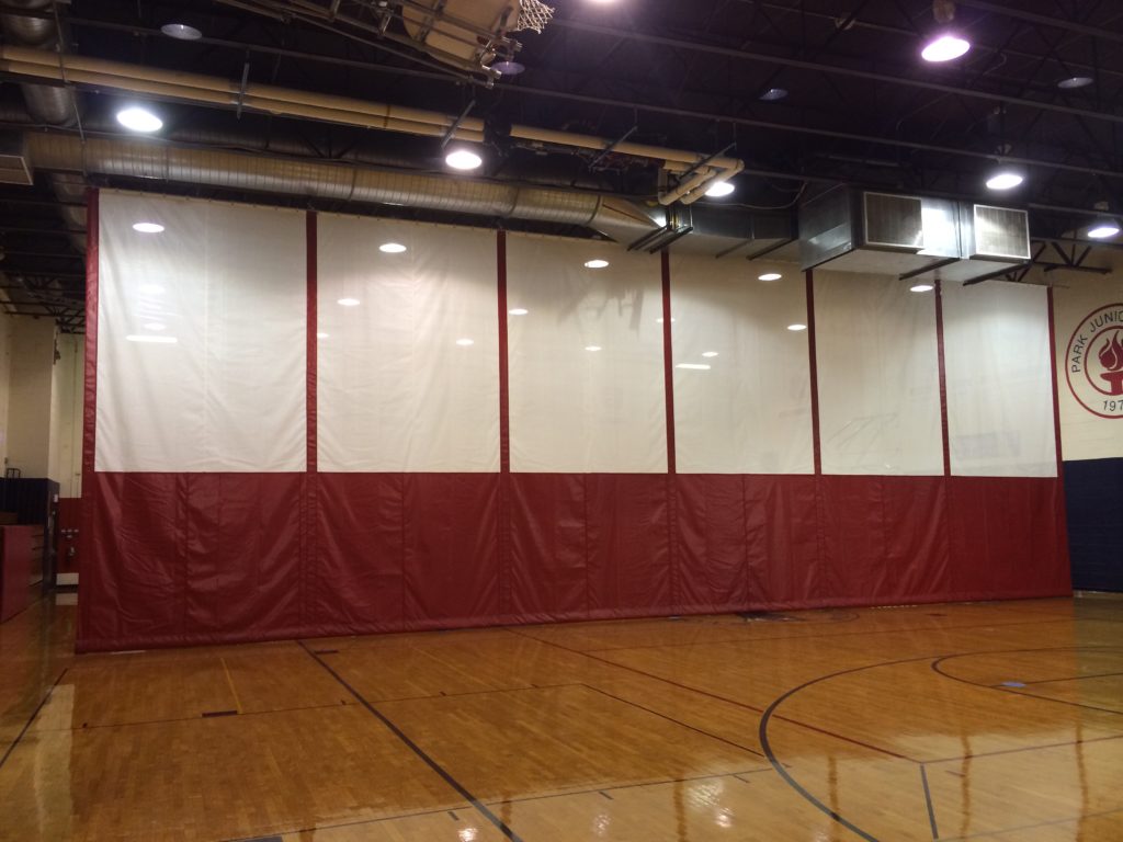 indoor basketball court divider
