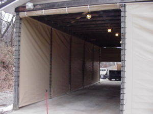 custom tunnel wall tarps