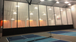 indoor tennis court divider