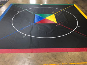 Indoor Awana Circle Mat Tarps Covers Electra Tarp Indoor Awana Circle Mat Tarps