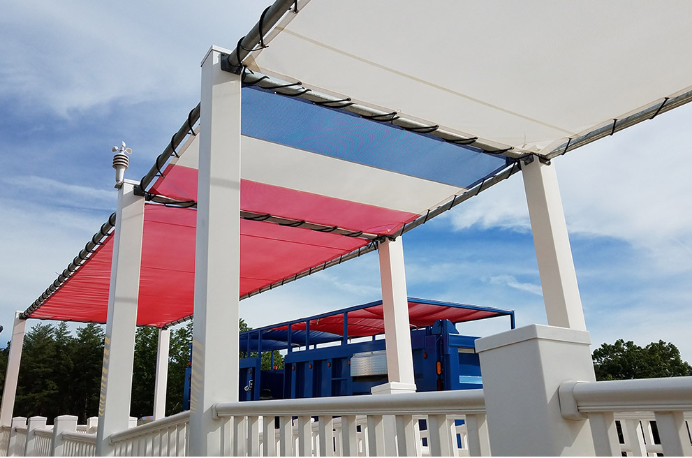 custom sidewalk tarp for canopy