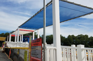 custom sidewalk canopy