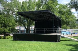 custom tarp for stage canopy