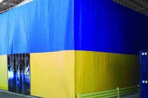 custom divider tarp for warehouse