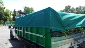 tarp over dump truck bed